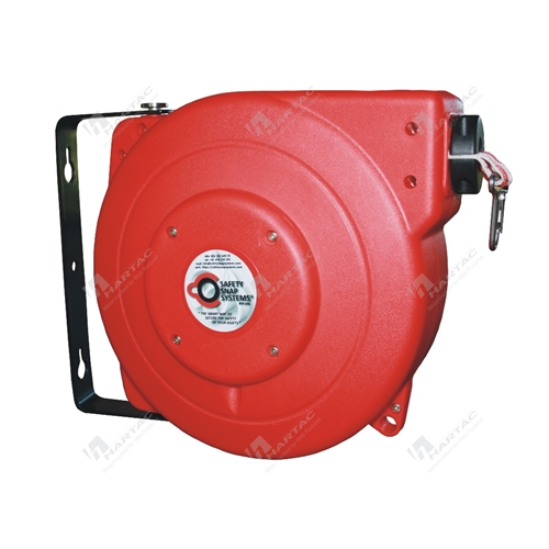 20m Retractable Safety Barrier w/ Red/White Stripe Tape w/ SS316 Hook Clip