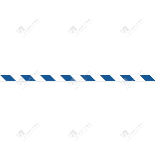 9m Retractable Safety Barrier w/ Blue/White Stripe Tape w/ Mag. Mounts