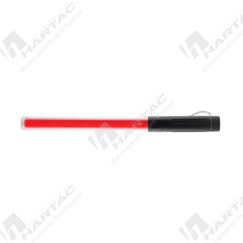 LED Traffic Baton 250 Red 2 Pattern Flash/Static with White LED Torch 24*361mm