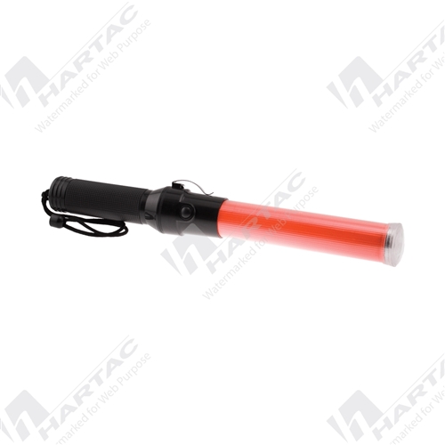 Traffic Baton w/ 5 Flash Patterns & White LED Torch 45X400mm Red/Green