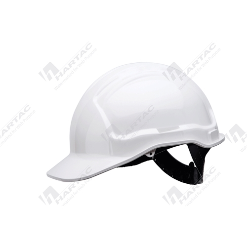 Frontier Tuffgard Hard Hat - Non-Vented 6 Point Web Suspension, White