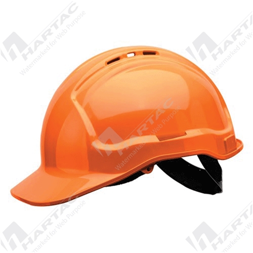 Frontier Tuffgard Hard Hat - Vented 6 Point Web Suspension Fluro Orange