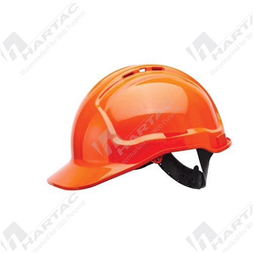 Frontier Tuffgard Hard Hat - Vented 6 Point Web Suspension Orange