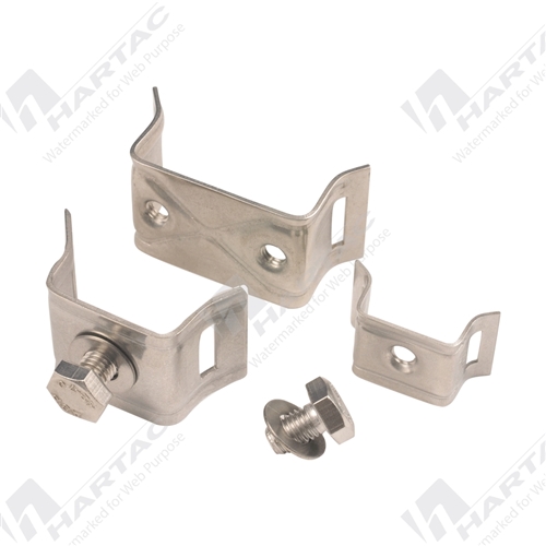 Flared 29mmH Banding Bracket c/w M10x16mm Set Screw& Washer (Max Band Width 19mm) Pk200