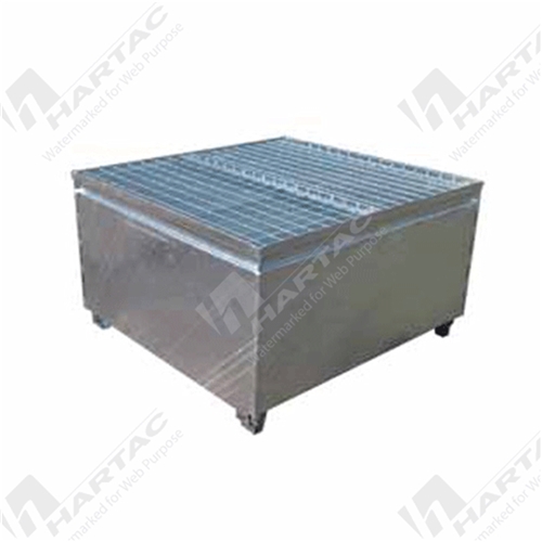 Single IBC Bunded Metal Pallet