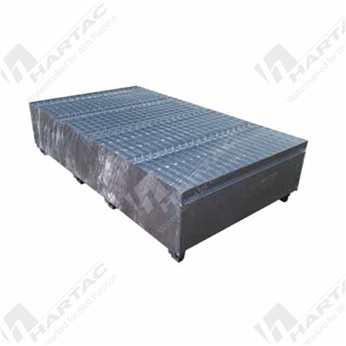 Double IBC Bunded Metal Pallet