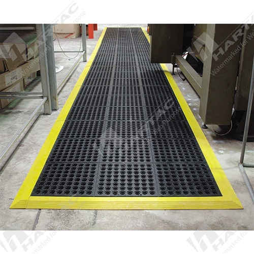 Cushion Foot Matting Black 900*900*15mm