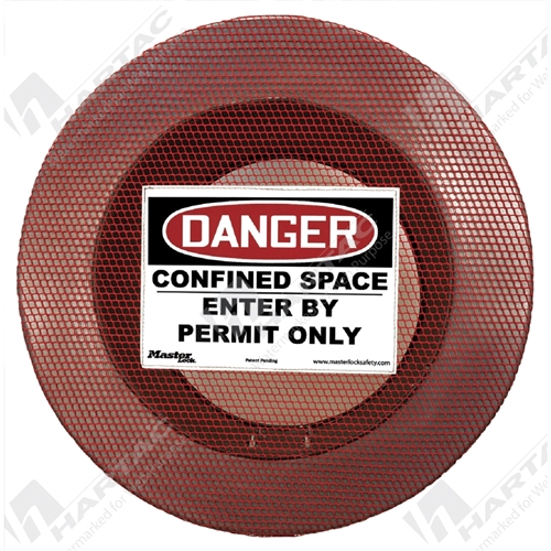 Confined Space Cover Elastic Red Mesh Large (Fit standard 762mm/30” Entry Points)