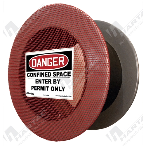 Confined Space Cover Elastic Red Mesh Large (Fit standard 762mm/30” Entry Points)