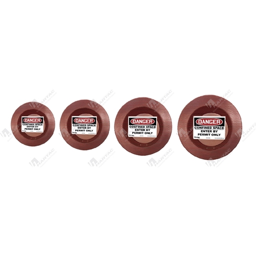 Confined Space Cover Elastic Red Mesh Large (Fit standard 762mm/30” Entry Points)