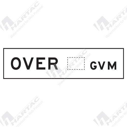 1200*300 Traff Corflute Ref CL1 Over __GVM Black on White (POA)