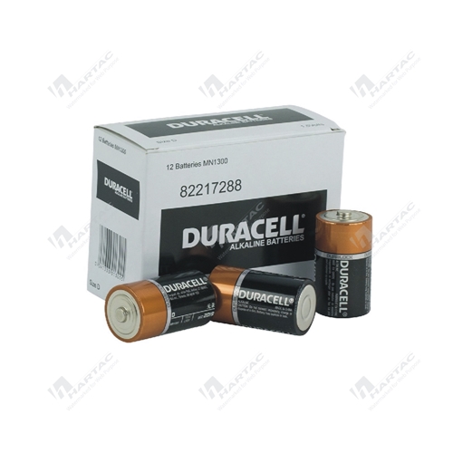 Duracell D Size Batteries Alkaline Manganese Dioxide Pack of 12