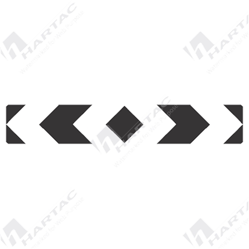 2400*400 Traff Alum Ref CL1 Bidirectional Hazard Marker with Unistrut