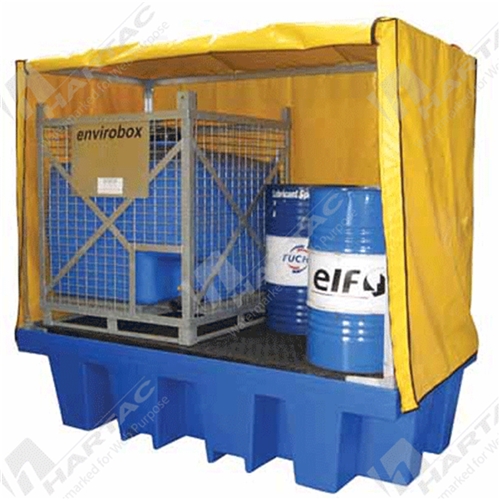 PVC Cover & Galv Frame For 2X 1000L Bund MXP6002