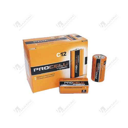 Duracell Procell Alkaline Manganese Dioxide Battery C Size  Pk of 12