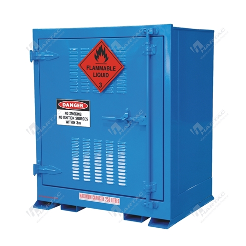 Flammable Liquids Outdoor Store 250L 2 Shelves 1 Door 1150W*1375H*900D