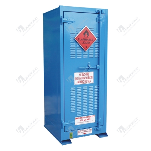 Flammable Liquids Outdoor Store 250L 3 Shelves 1 Door 785W*1995H*900D