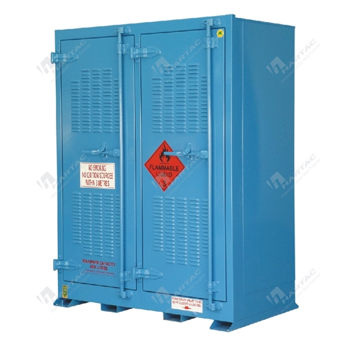 Flammable Liquids Outdoor Store 450L 6 Shelves 2 Doors 1520W*1995H*900D
