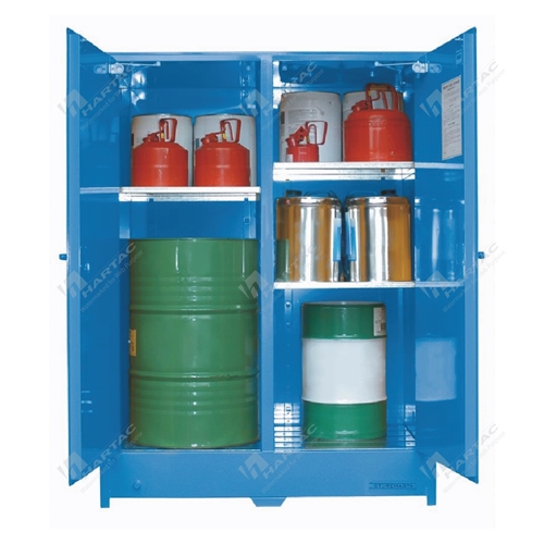 Corrosive Liquids Indoor Storage Cabinet 450L 6 Shelves 2 Doors 1386W*1880H*804D