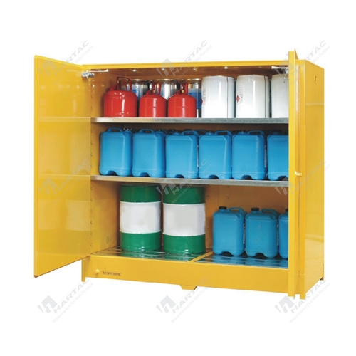 Flammable Liquids Indoor Storage Cabinet 650L 3 Shelves 2 Doors 1986W*1880H*804D