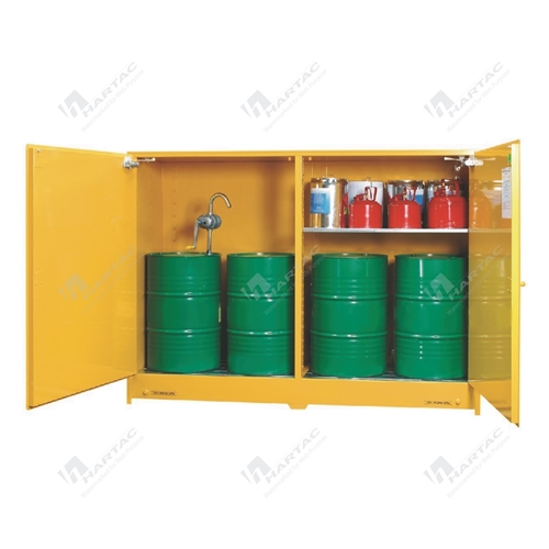 Flammable Liquids Indoor Storage Cabinet 850L 6 Shelves 2 Doors 2588W*1880H*804D