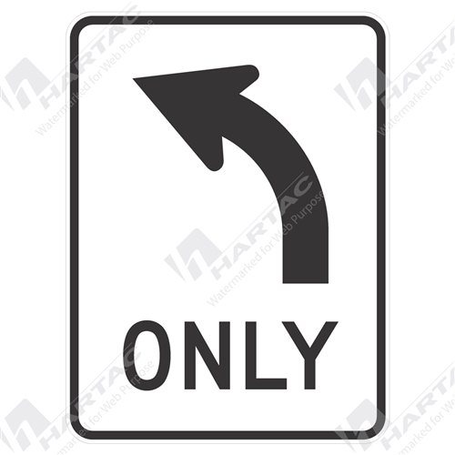 600*800 Alum Ref CL1 Only With Curve Arrow Left Black On White