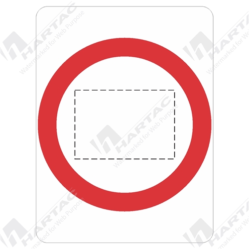 450*600 Cust Alum Ref CL1 Speed Red & Black on White