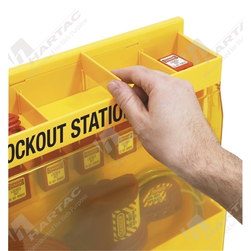 Lockout Device Station with Electrical Lockout Accessories