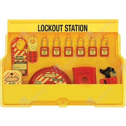 Lockout Device Station with Valve Lockout Accessories