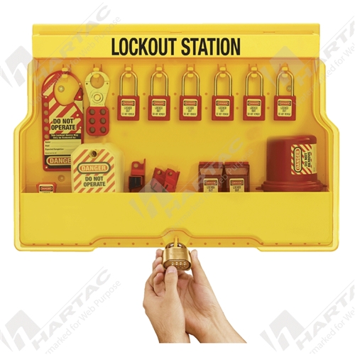 Lockout Device Station with Valve Lockout Accessories