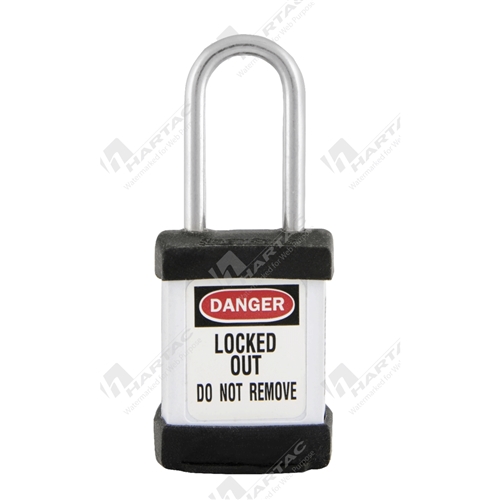 Masterlock S31 Lockout Padlock Stainless Steel Shackle White Keyed Alike Set of 20