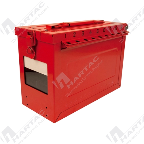 S600 Series S/Steel Group Lock Box w/ Rewriteable Label 55 Lock Capacity 246*124*197Hmm