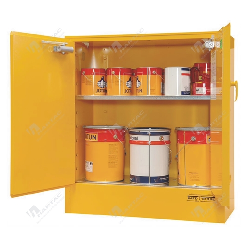 Flammable Liquids Indoor Storage Cabinet 160L 2 Shelves 2 Doors 1100W*1220H*450D