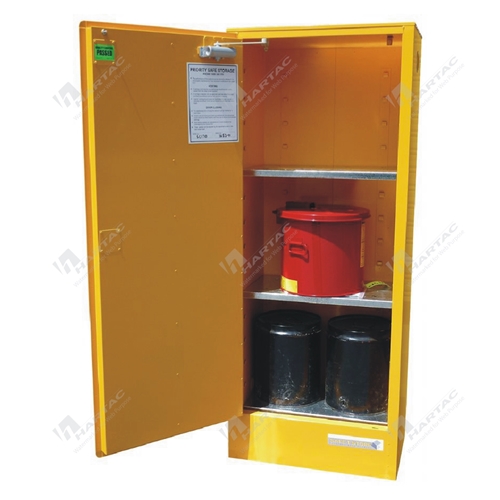 Flammable Liquids Indoor Storage Cabinet 170L 3 Shelves 1 Door 700W*1750H*450D