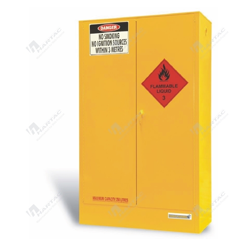 Flammable Liquid Indoor Storage Cabinet 250L 3 Shelves 2 Doors 1100W*1750H*500D