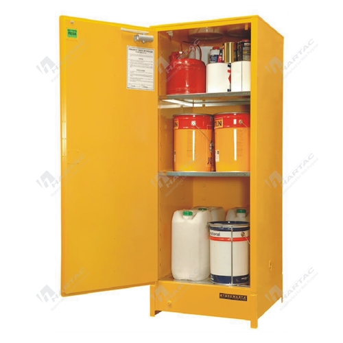 Flammable Liquids Indoor Storage Cabinet 300L 3 Shelves 1 Door 806W*1880H*804D