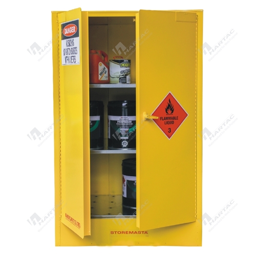 Flammable Liquids Indoor Storage Cabinet 350L 3 Shelves 2 Doors 1100W*1750H*800D