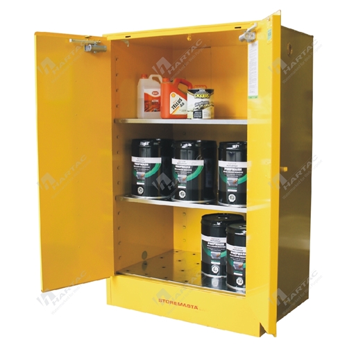 Flammable Liquids Indoor Storage Cabinet 350L 3 Shelves 2 Doors 1100W*1750H*800D