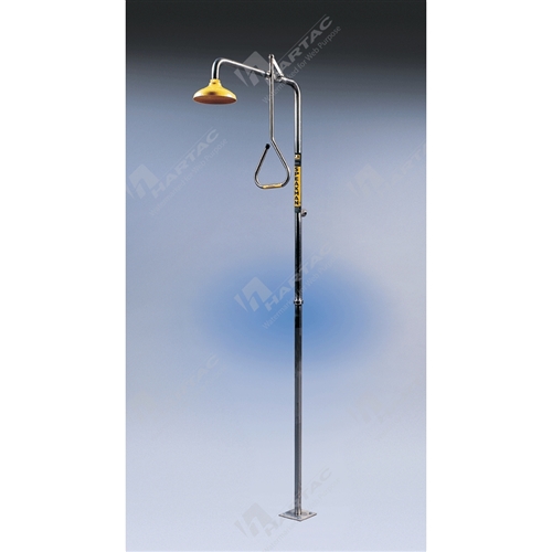 Free Standing Emergency Deluge Showers Pendant Activation with Stay Open Valve