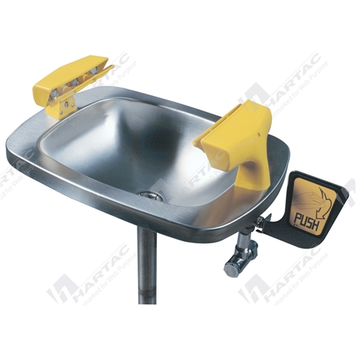 Wall Mounted Aerated Eye/Face Push Hand Operated