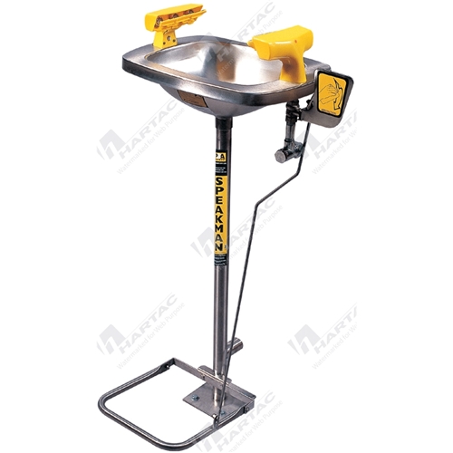 Pedestal Aerated Eye/Face Wash Hand & Foot Operated