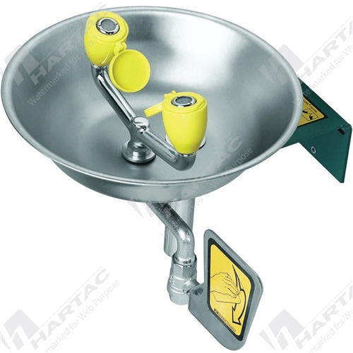 Wall Mounted Aerated Eye Wash Push Hand Operated