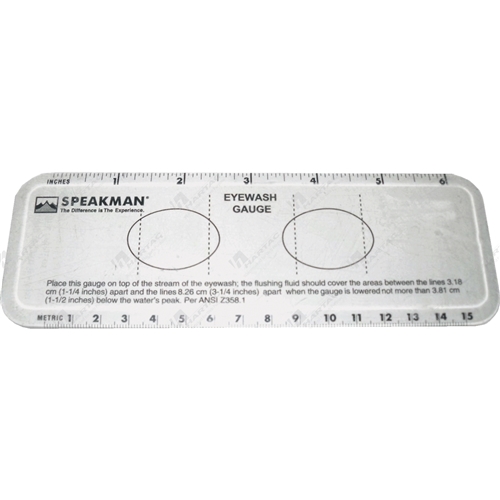 Eyewash Test Gauge