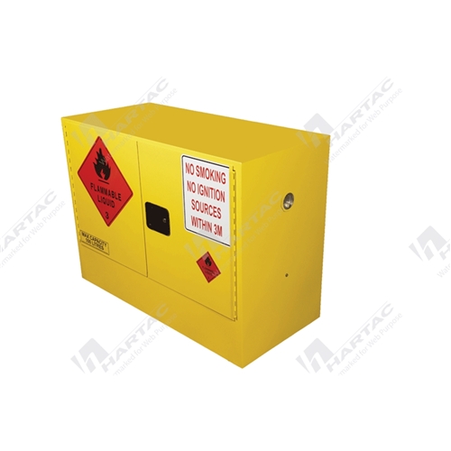 Flammable Storage Cabinet 100L 2 Door 1 Shelf Under Bench 1100(W)*800(H)*500(D) 100kg
