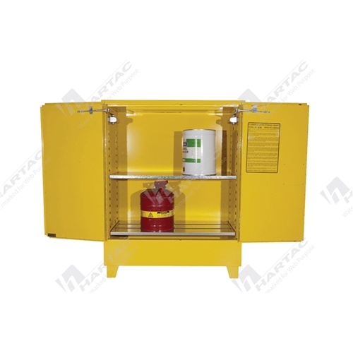 Flammable Storage Cabinet 160L 2 Door 2 Shelf 1100(W)*1295(H)*500(D) 138kg