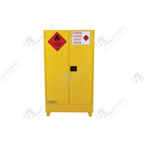Flammable Storage Cabinet 250L 2 Door 3 Shelf 1100(W)*1925(H)*500(D) 187kg