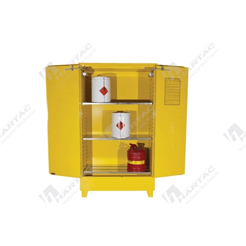 Flammable Storage Cabinet 250L 2 Door 3 Shelf 1100(W)*1925(H)*500(D) 187kg