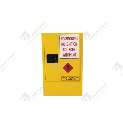 Flammable Storage Cabinet 30L 1 Door 1 Shelf Under Bench 505(W)*800(H)*500(D) 53kg