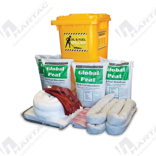 Economy Plus Outdoor Spill Kit in 240L Wheelie Bin