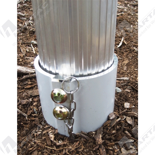 102*850mm Alum Ground Sleeve to suit 102OD Post